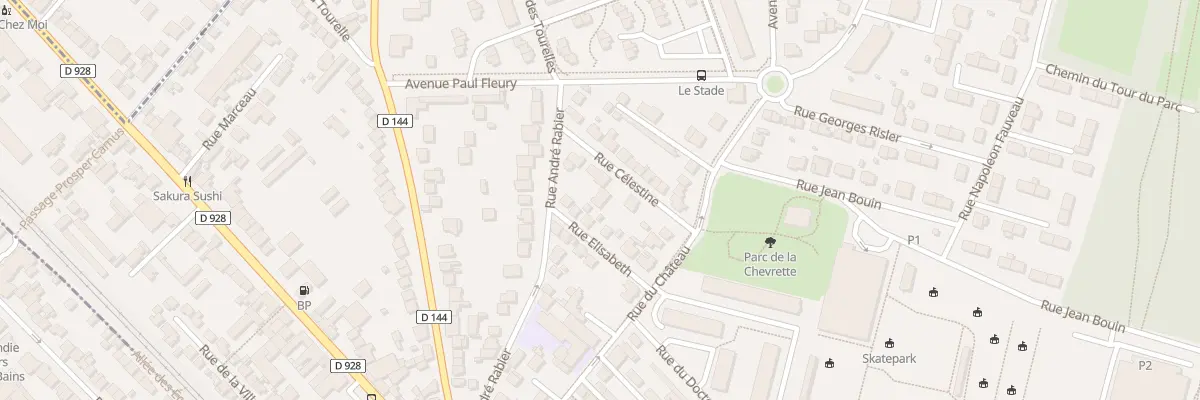 Plan du 30B Rue André Rabier à Deuil-la-Barre