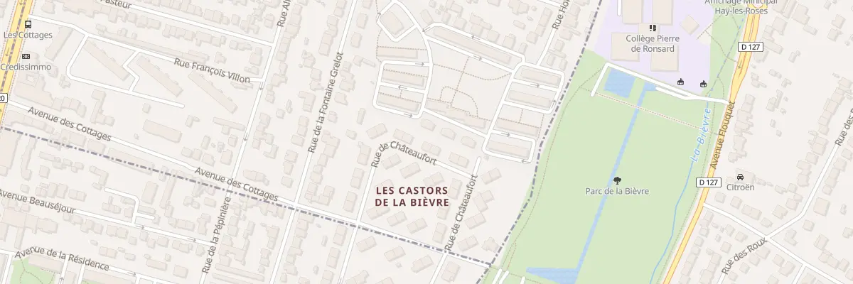 Plan du 60 Rue de Chateaufort à Bourg-la-Reine