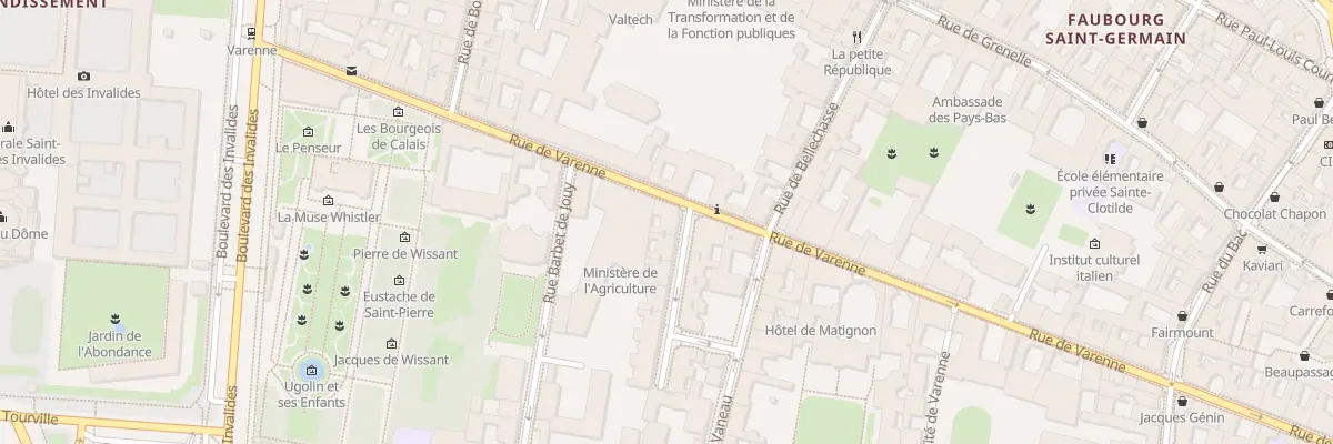 Plan du 63B Rue de Varenne à Paris 7e Arrondissement