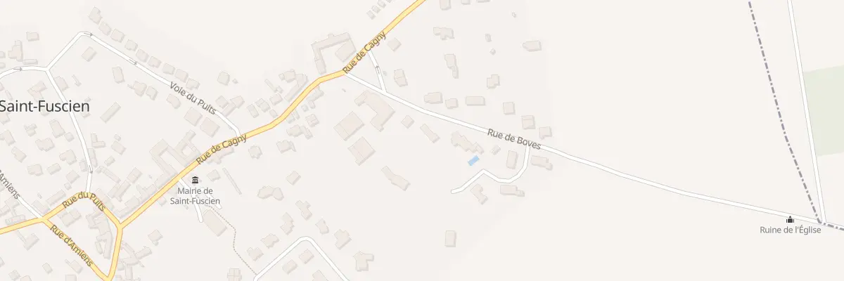 Plan du 4 Rue de Boves à Saint-Fuscien