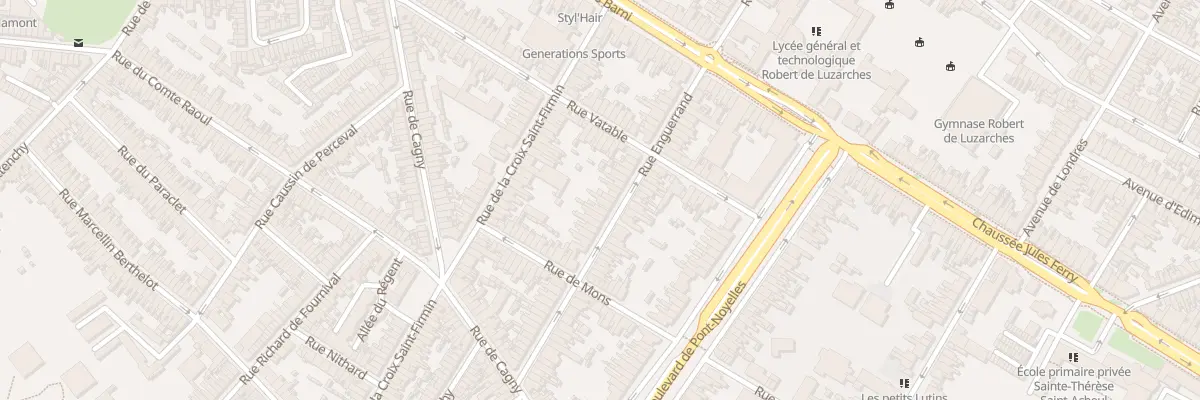 Plan du 34 Rue Enguerrand à Amiens