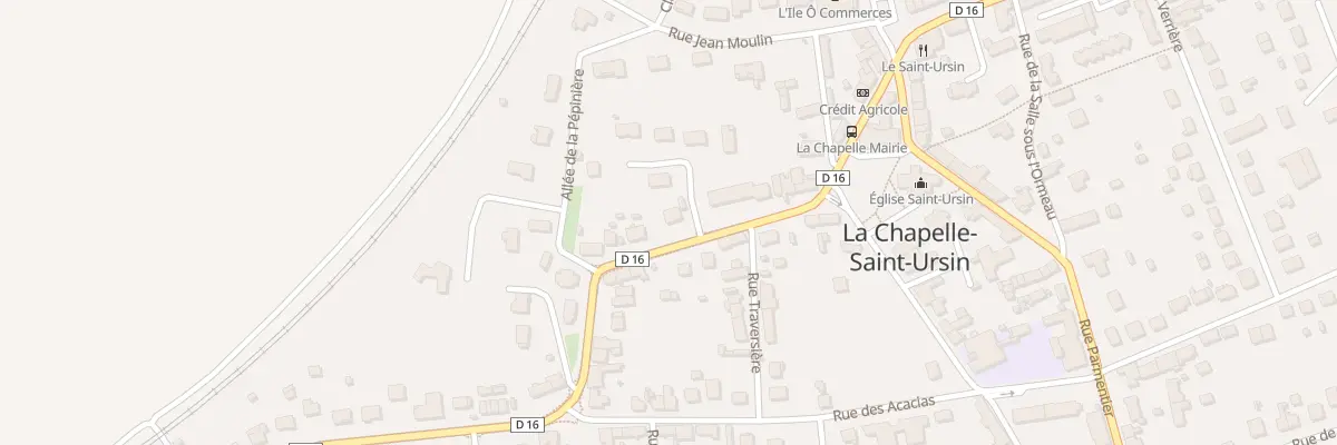 Plan du 18 Rue de la Gare à La Chapelle-Saint-Ursin