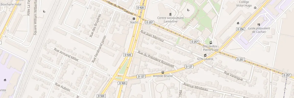 Plan du 3 Rue du President Roosevelt à Bourg-la-Reine