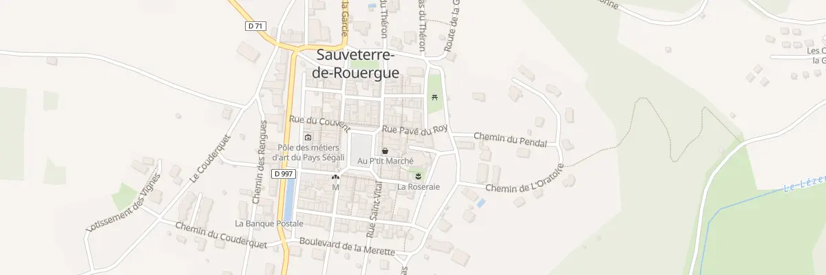 Plan du 5097 Sauveterre à Sauveterre-de-Rouergue