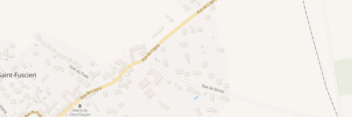 Plan du 1T Rue de Boves à Saint-Fuscien