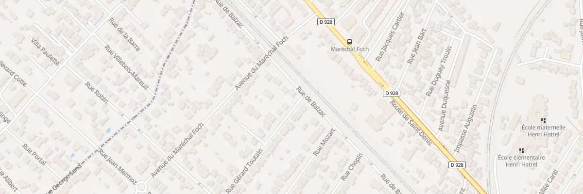 Plan du 2 Rue Gerard Toutain à Deuil-la-Barre