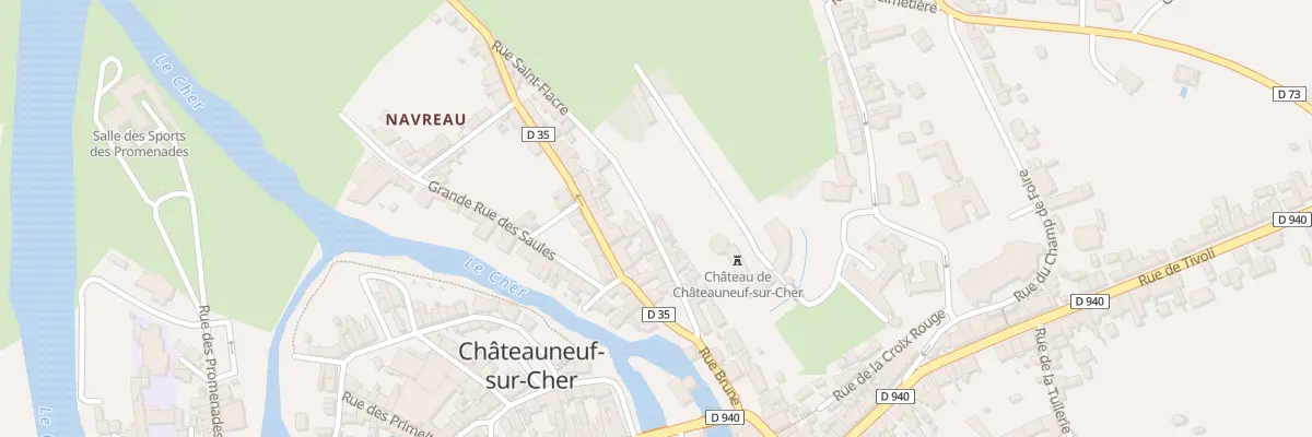 Plan du 16 Rue Saint Fiacre à Châteauneuf-sur-Cher