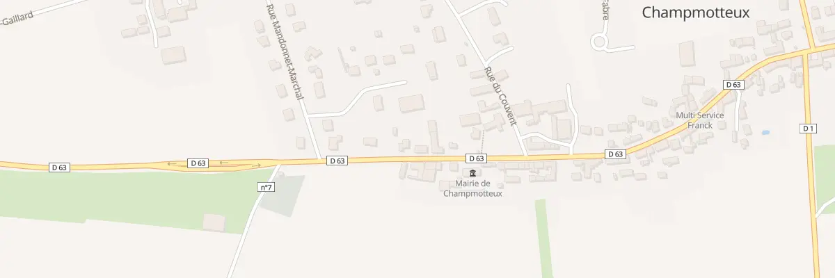 Plan du 1B Rue Michel de l’Hopital à Champmotteux