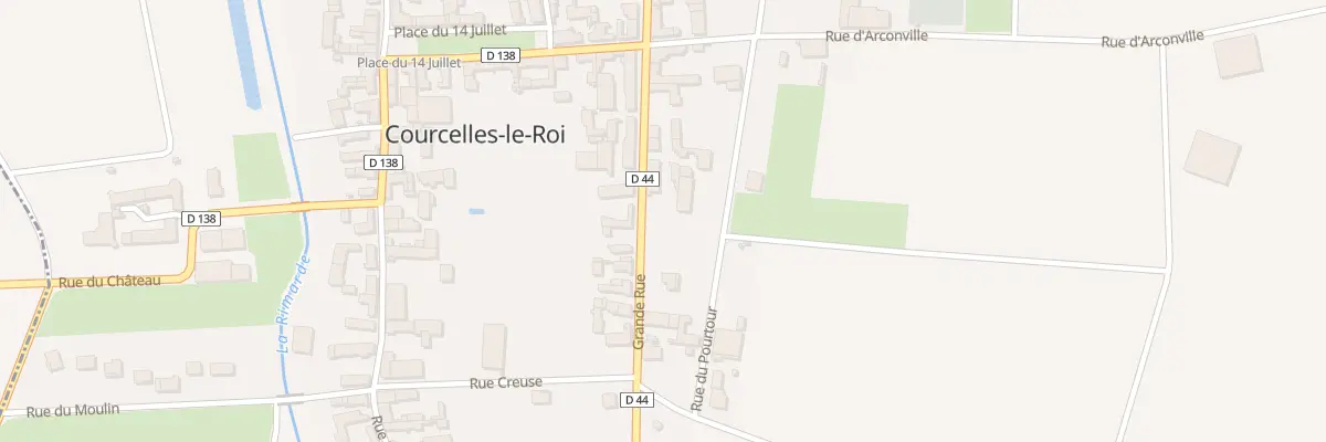 Plan du 9B Gr Grande Rue à Courcelles-le-Roi