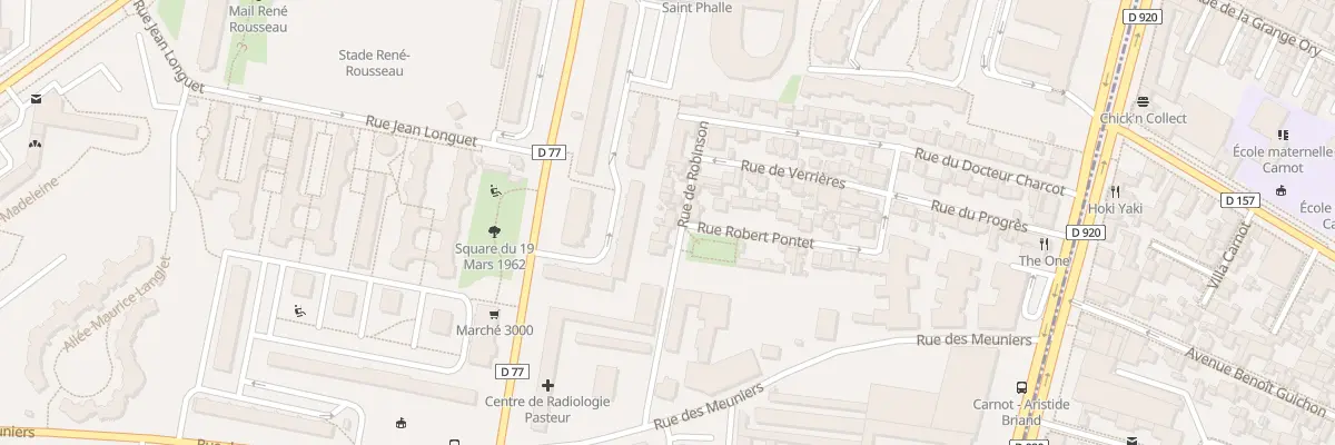 Plan du 11 Rue Robinson à Bagneux