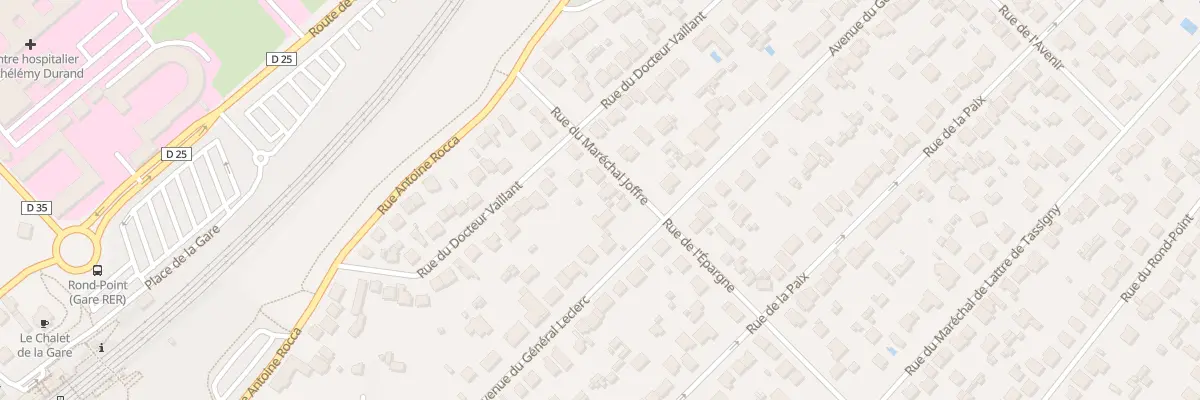 Plan du 12 Rue du Marechal Joffre à Sainte-Geneviève-des-Bois