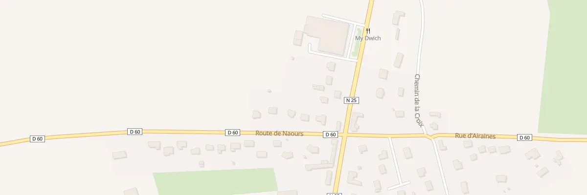 Plan du 8 Rte de Naours à Talmas