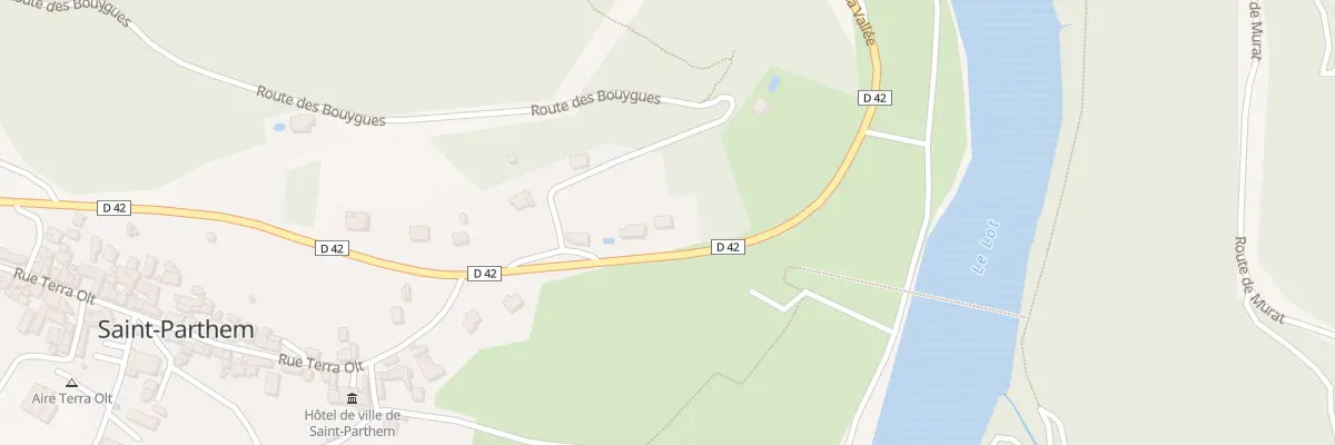 Plan du 5354 Saint Parthem à Saint-Parthem
