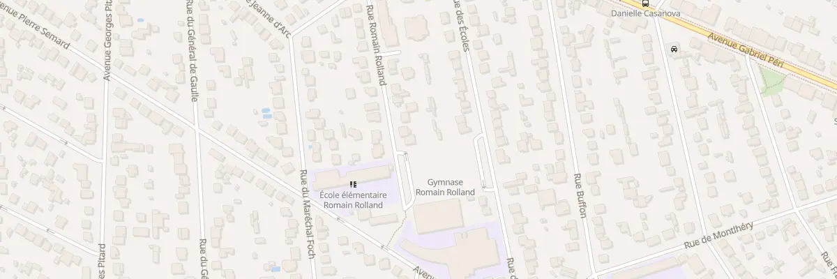 Plan du 19 Rue Romain Rolland à Sainte-Geneviève-des-Bois