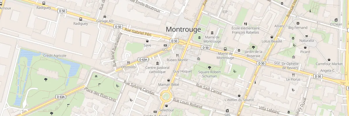 Plan du 1 Pl Liberation à Montrouge