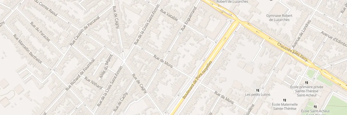 Plan du 55 Rue Enguerrand à Amiens
