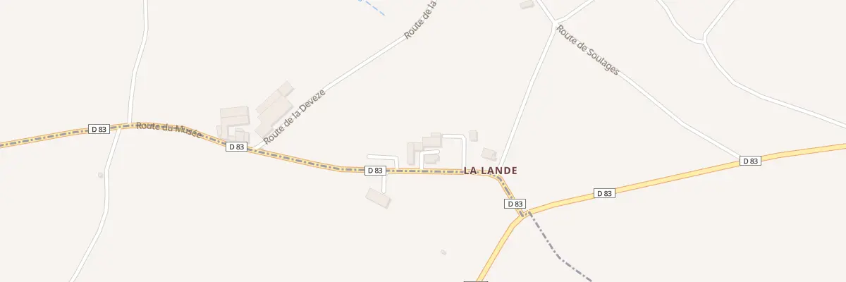 Plan du 5079F La Lande à Naucelle