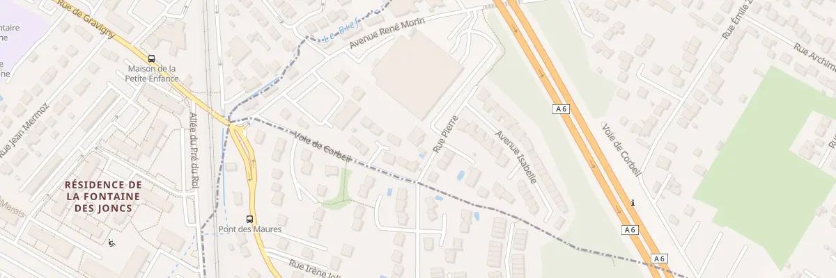 Plan du 112 Rue Pierre Curie à Morangis