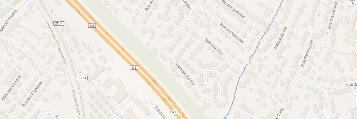 Plan du 16 Rue des Genêts à Chilly-Mazarin