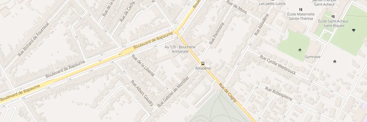 Plan du 186 Rue de Cagny à Amiens