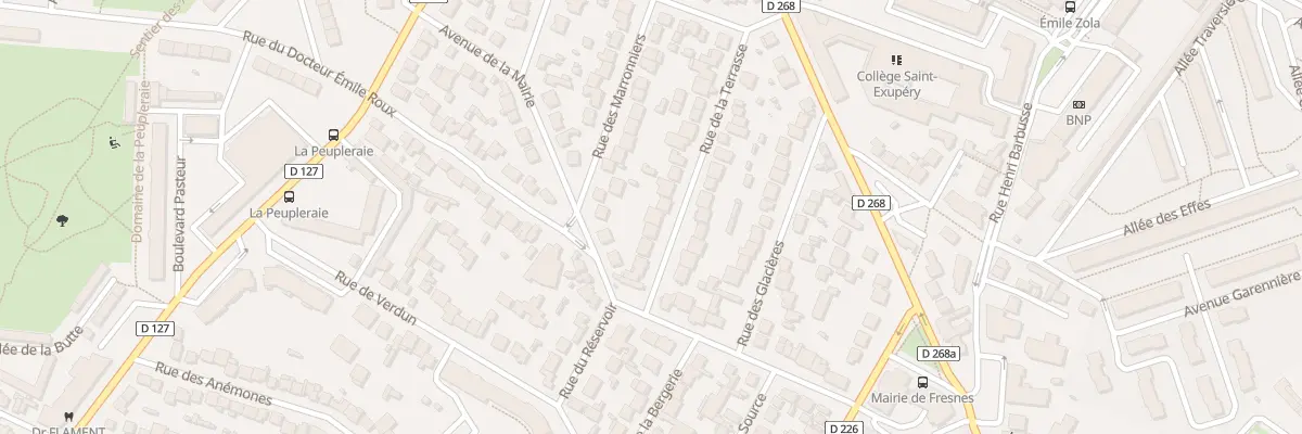 Plan du 9 Rue de la Terrasse à Fresnes
