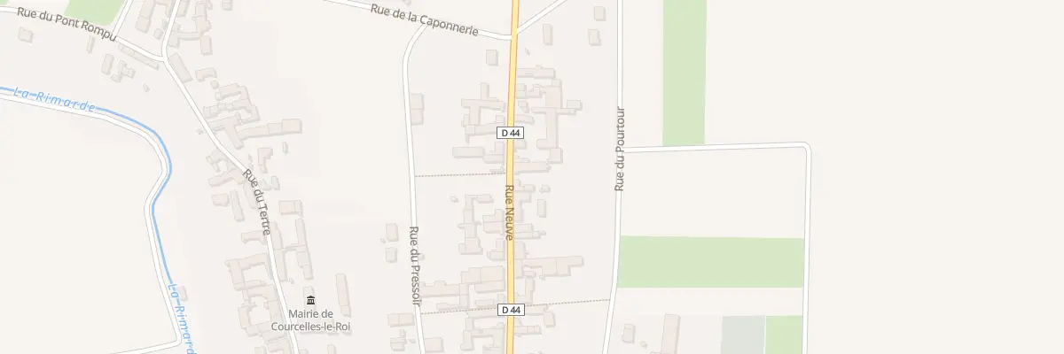 Plan du 20 Rue Neuve à Courcelles-le-Roi