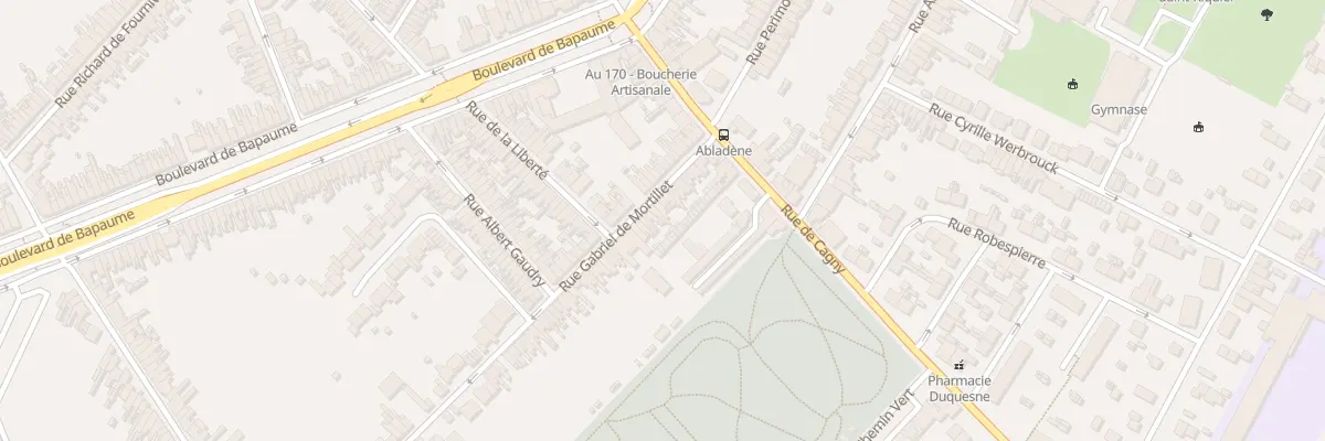 Plan du 23 Rue Gabriel de Mortillet à Amiens