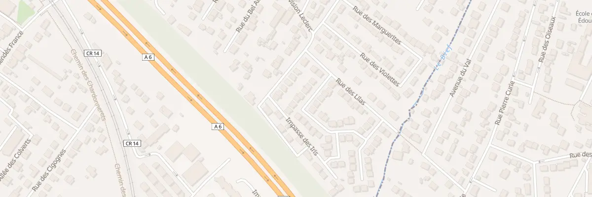 Plan du 12 Rue des Genêts à Chilly-Mazarin