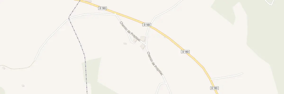 Plan du 4 Che de Prayssac à Conques-en-Rouergue