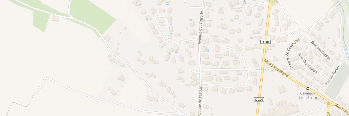 Plan du 59 Av de l’Estrade à Cavanac