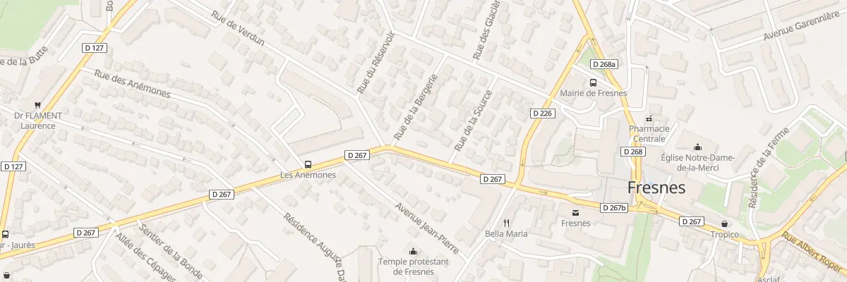 Plan du 14 Bd Jean Jaurès à Fresnes