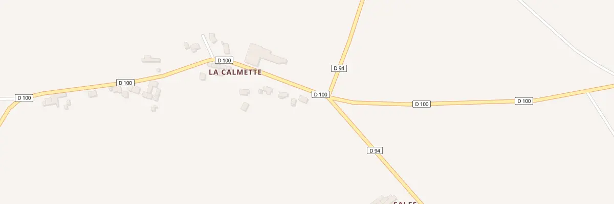 Plan du 1 Ham de la Calmette à Sérénac