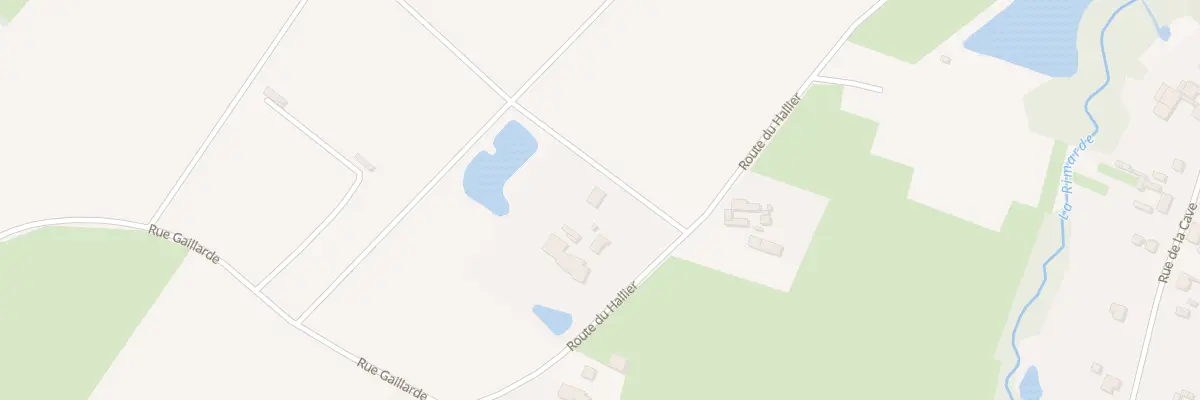 Plan du 49 Rte du Hallier à Nibelle