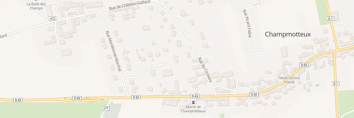 Plan du 5 Imp des Courtilles à Champmotteux