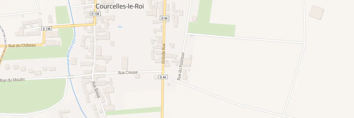 Plan du 1 Rue du Pourtour à Courcelles-le-Roi