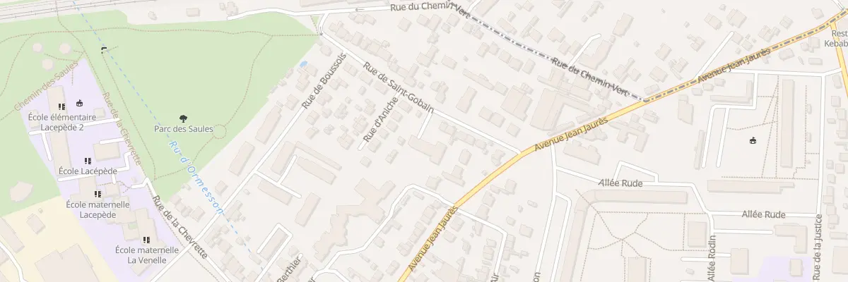Plan du 13 Rue de Saint-Gobain à Épinay-sur-Seine