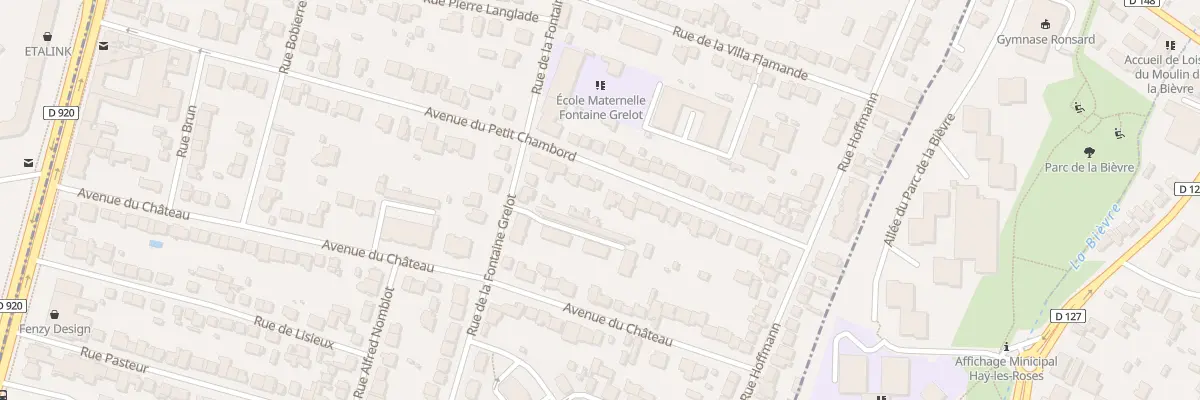 Plan du 52 Av du Petit Chambord à Bourg-la-Reine