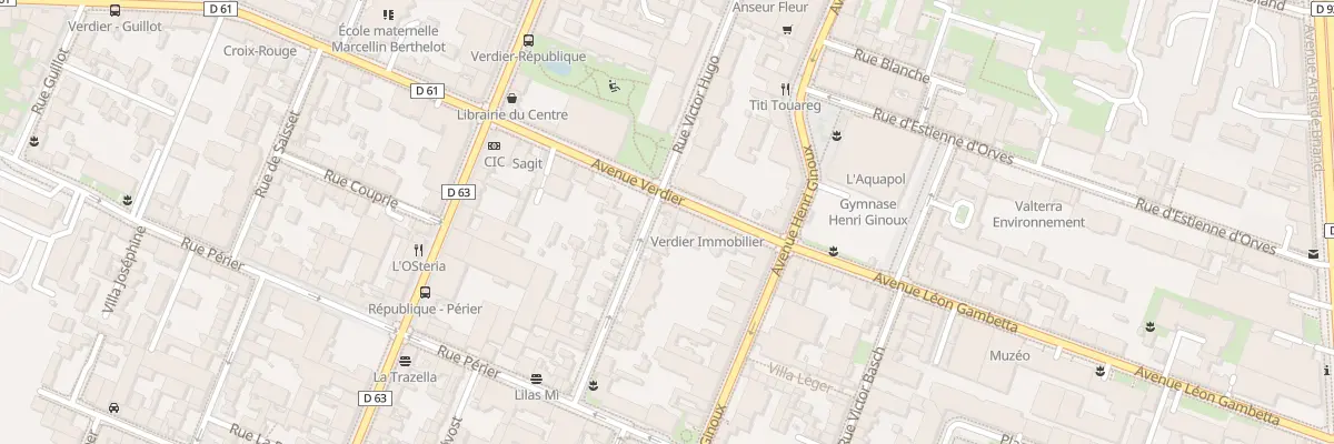 Plan du 37 Rue Victor Hugo à Montrouge