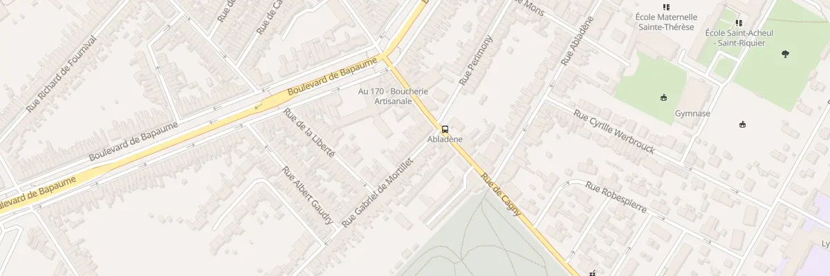 Plan du 8 Rue Gabriel de Mortillet à Amiens