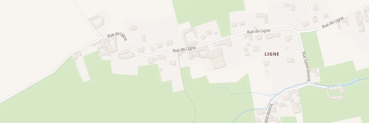 Plan du 941 Rue de Ligne à Roquetoire