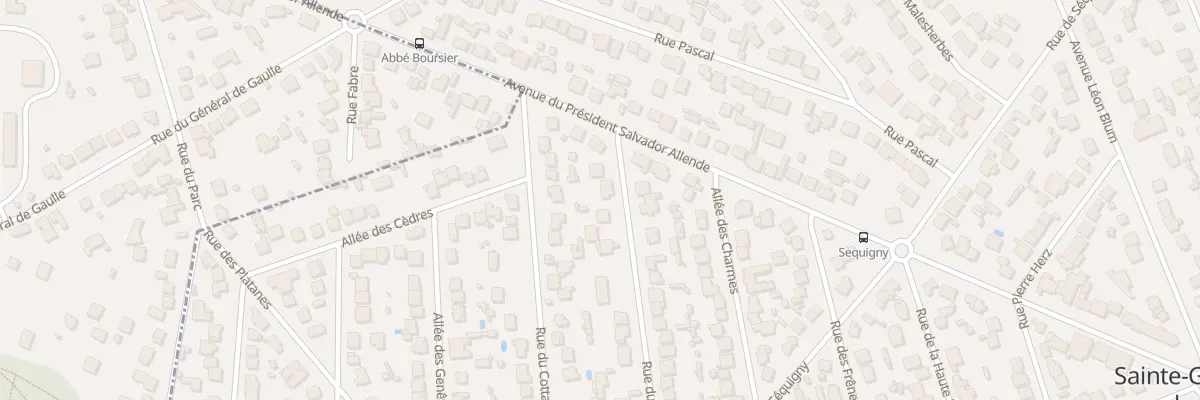 Plan du 45 Rue du Docteur Roux à Sainte-Geneviève-des-Bois