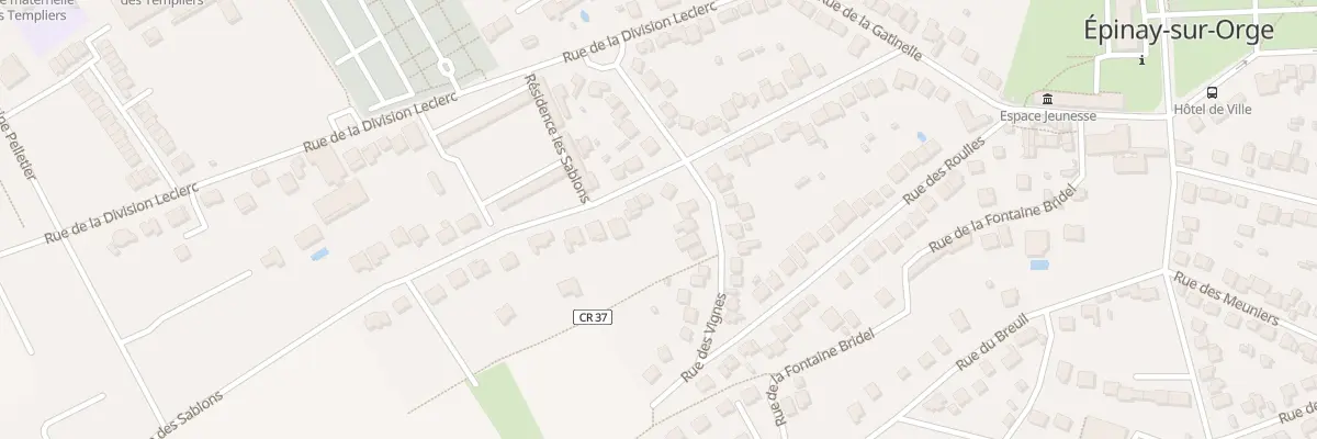 Plan du 25 Rue des Sablons à Épinay-sur-Orge