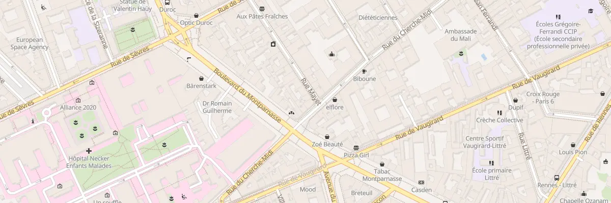 Plan du 124 Rue du Cherche-Midi à Paris 6e Arrondissement