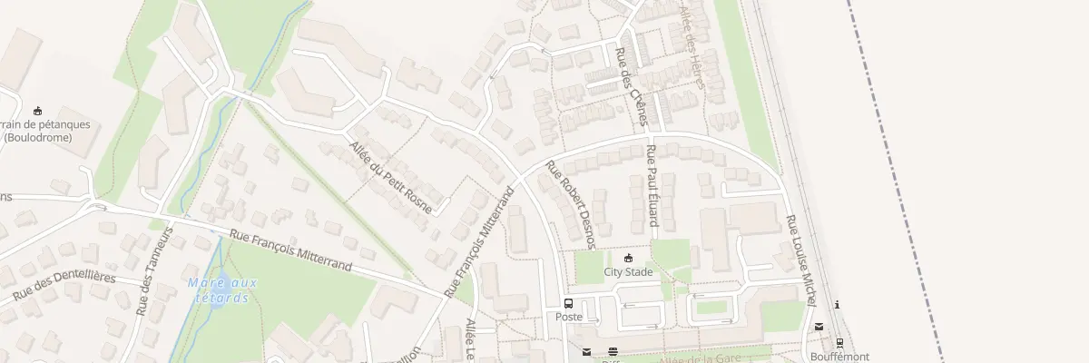 Plan du 2 Rue Robert Desnos à Bouffémont