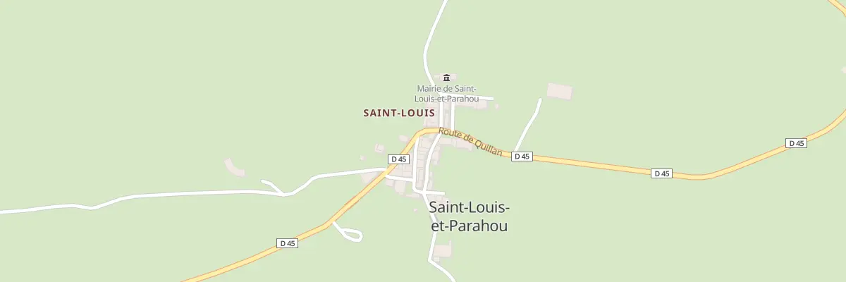 Plan du 40 Le Village à Saint-Louis-et-Parahou