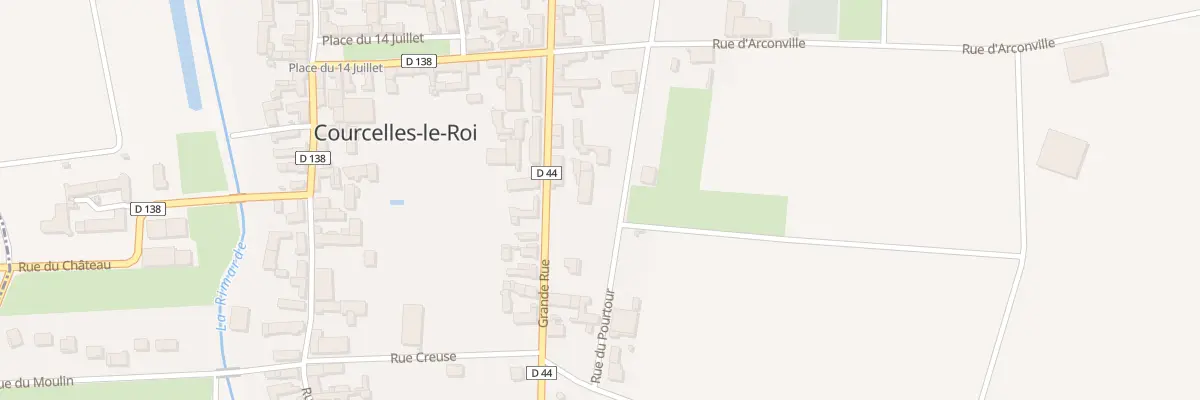 Plan du 5 Rue du Pourtour à Courcelles-le-Roi