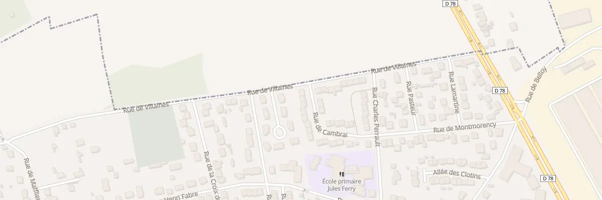 Plan du 4 Rue de Cambrai à Montsoult