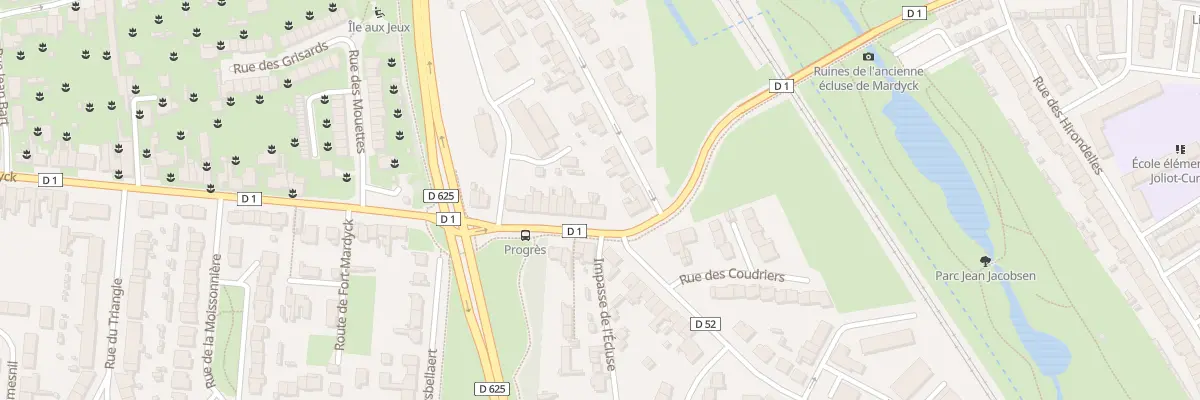 Plan du 2 Rte de Fort Mardyck Fm à Dunkerque