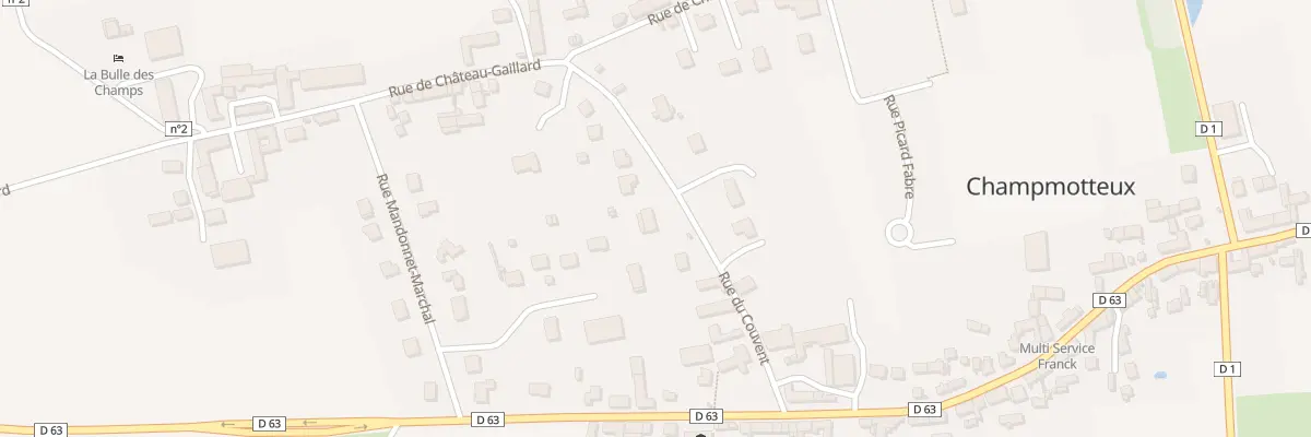 Plan du 7 Rue du Couvent à Champmotteux