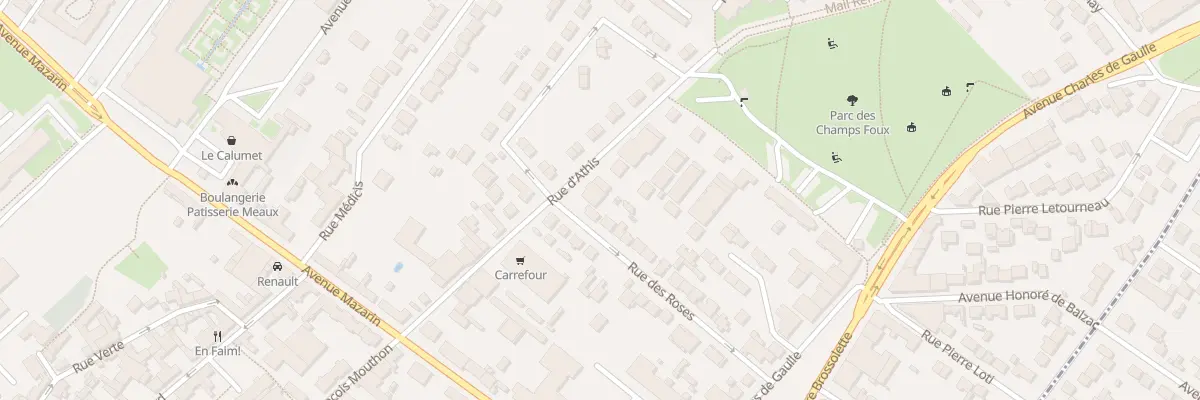 Plan du 22 Rue d’Athis à Chilly-Mazarin